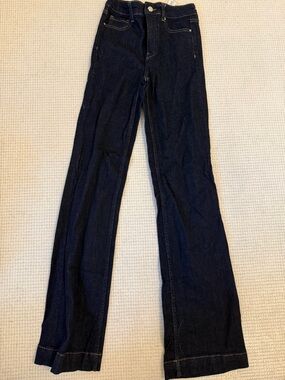 Zara Dark Wash Flared Jeans